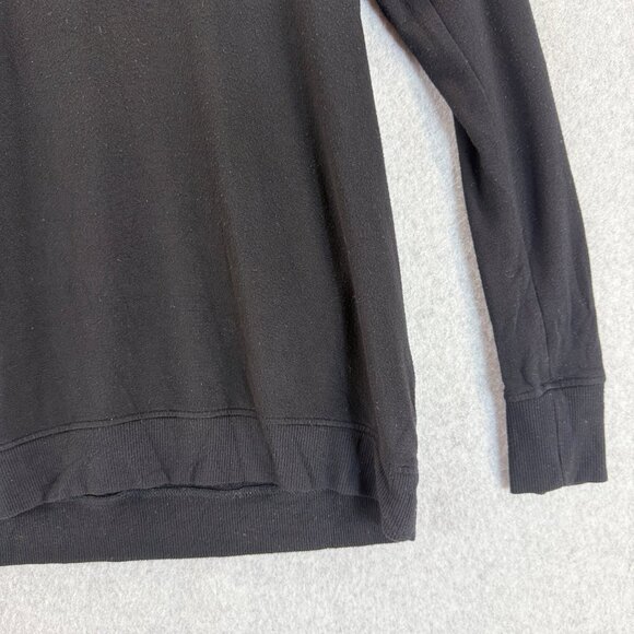 Athleta Womens Black Cross Back Sweater Long Sleeve‎ Shirt Modal Blend Size XXS - Picture 7 of 15